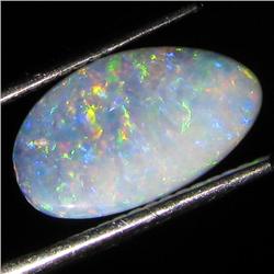 2.8ct Australian Black Opal Doublet Full Fire (GEM-36191)