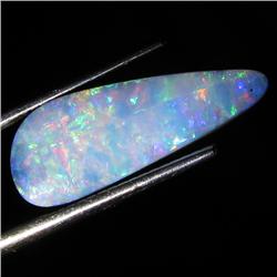 4ct Australian Black Opal Doublet Full Fire (GEM-36499)