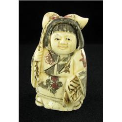 Chinese Handcarved Bone Netsuke (CLB-760)