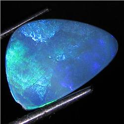 3.18ct Australian Black Opal Doublet Full Fire (GEM-35853)