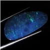 4ct Australian Black Opal Doublet Full Fire (GEM-36297)