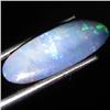 4.37ct Australian Black Opal Doublet Full Fire (GEM-35834)