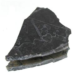 100ct Lace Black Hematite Slab (MIN-000484)