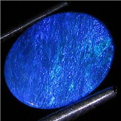 1.18ct Australian Black Opal Doublet Full Fire (GEM-35854)