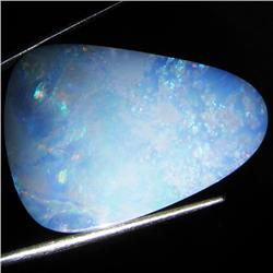 18.4ct Australian Black Opal Doublet Full Fire (GEM-36576)