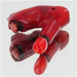 25.9ct Red Coral Freeform (MIN-000730)