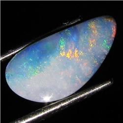 2.45ct Australian Black Opal Doublet Full Fire (GEM-36152)