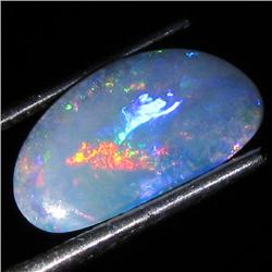 2.29ct Australian Black Opal Doublet Full Fire (GEM-36070)