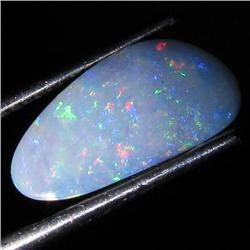 2.59ct Australian Black Opal Doublet Full Fire (GEM-36105)