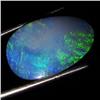 6ct Australian Black Opal Doublet Full Fire (GEM-36565)
