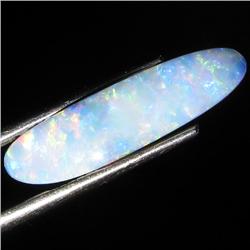 4.3ct Australian Black Opal Doublet Full Fire (GEM-36184)