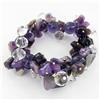 350twc Natural Amethyst Crystal Bracelet (JEW-3457)