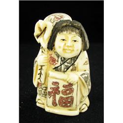 Chinese Handcarved Bone Netsuke (CLB-756)