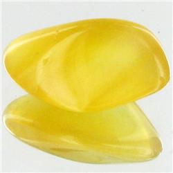 17.3ct Yellow Opal Freeform Cabochon (GEM-34228)