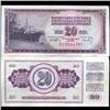 1974 Yugoslavia 20 Dinara Scarce Circulated Note (CUR-05691)
