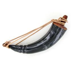 US West Indian Buffalo Polished Powder Horn (CLB-694)