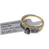 10K Gold 1.87ct Sapphire & Diamond Ladies Ring (JEW-018)