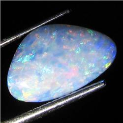 3.05ct Australian Black Opal Doublet Full Fire (GEM-36172)