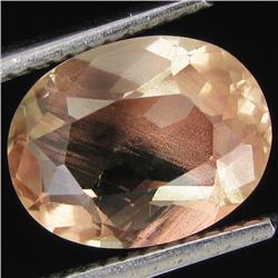 2.65ct Clear Champagne Oregon Sunstone Oval (GEM-30979)