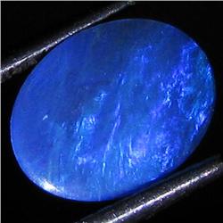 1.08ct Australian Black Opal Doublet Full Fire (GEM-35833)
