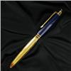 Image 1 : Mont Blanc RARE Ltd. Ed. Lapis Gold Pl. Pen NEW (CLB-803)