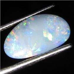 2.85ct Australian Black Opal Doublet Full Fire (GEM-36579)