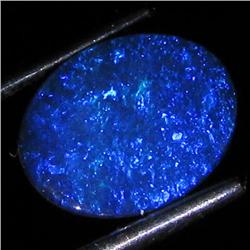 1.41ct Australian Black Opal Doublet Full Fire (GEM-35908)