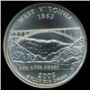 Image 2 : 2005P W. Virginia GEM 25c NGC MS68 SMS (COI-9655)
