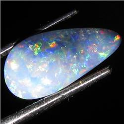 3.11ct Australian Black Opal Doublet Full Fire (GEM-35851)