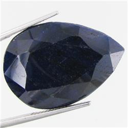 52.44ct Blue African Sapphire Pear Cut (GEM-36927)