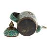 Image 4 : Tibet Antique Turquoise Covered Tea Pot (ANT-476)