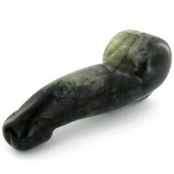 Antique Chinese Hongsan Jade Pendant (ANT-1653)