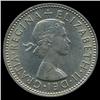 1959 British QE2 1 Shilling Rare Scottish Rev ERROR (COI-8953)