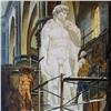 Image 2 : STATUE OF DAVID FRANK HOPPER REALISTIC SERIGRAPH RARE