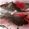 Image 2 : COLORFUL ABSTRACT ORIGINAL PAINTING ON PAPER LIQUIDATION