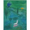 Image 1 : LANB OF GOD MARC CHAGALL ORIGINAL COLORED LITHOGRAPH