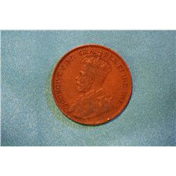 1919 Canada 1 Cent Coin