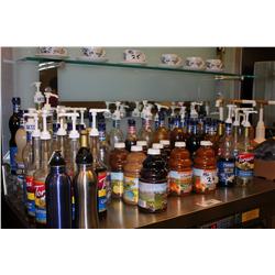 LARGE LOT OF CAPUCCINO SUPPLIES