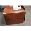 Image 1 : CHERRY 2 DRAWER LATERAL FILE CABINET