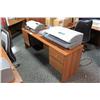 Image 1 : CHERRY DOUBLE PEDESTAL CREDENZA