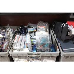 BIN OF ASSORTED COMPUTER INVENTORY