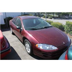 2002 RED CHRYSLER INTREPID SE 4DR SEDAN