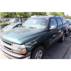 2003 GREEN CHEVROLET TAHOE SUV