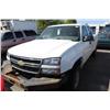 Image 1 : 2006 WHITE CHEVROLET SILVERADO PICK UP