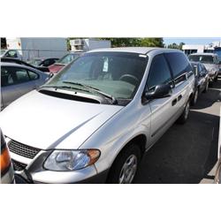 2003 GREY DODGE CARAVAN SE PASSENGER VAN