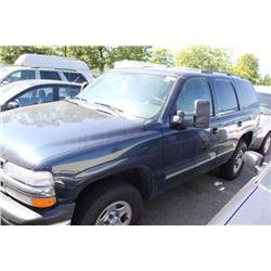 2006 BLUE CHEVROLET TAHOE SUV
