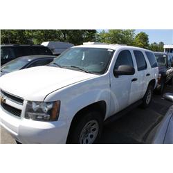 2007 WHITE CHEVROLET TAHOE SUV