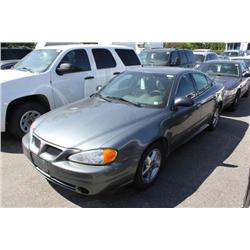 2003 GREY PONTIAC GRAND AM SEDAN