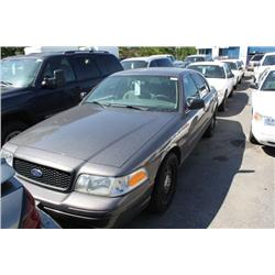 2007 GREY FORD CROWN VICTORIA 4DR SEDAN