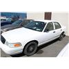 Image 1 : 2008 WHITE FORD CROWN VICTORIA POLICE SERIES 4DR